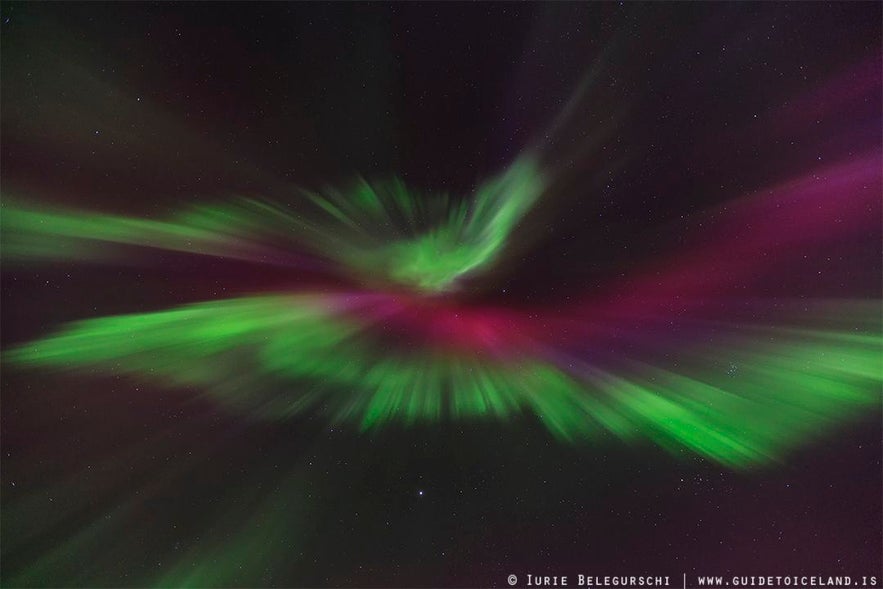 Aurora en Islandia. Fotos de auroras boreales por Iurie Belegurschi