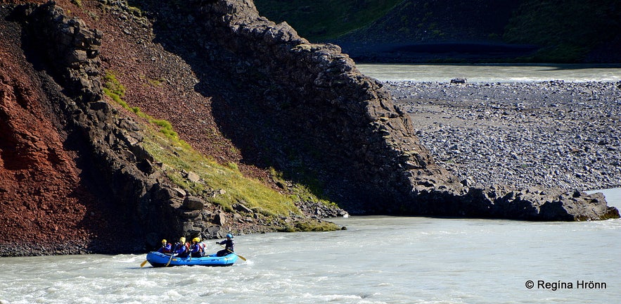 River rafting on Austari Jökulsá Skagafjörður