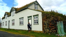 The Majestic Grænavatn Turf House at Mývatn in North-Iceland