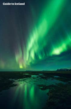 冰岛北部米湖冬季七日北极光自驾游