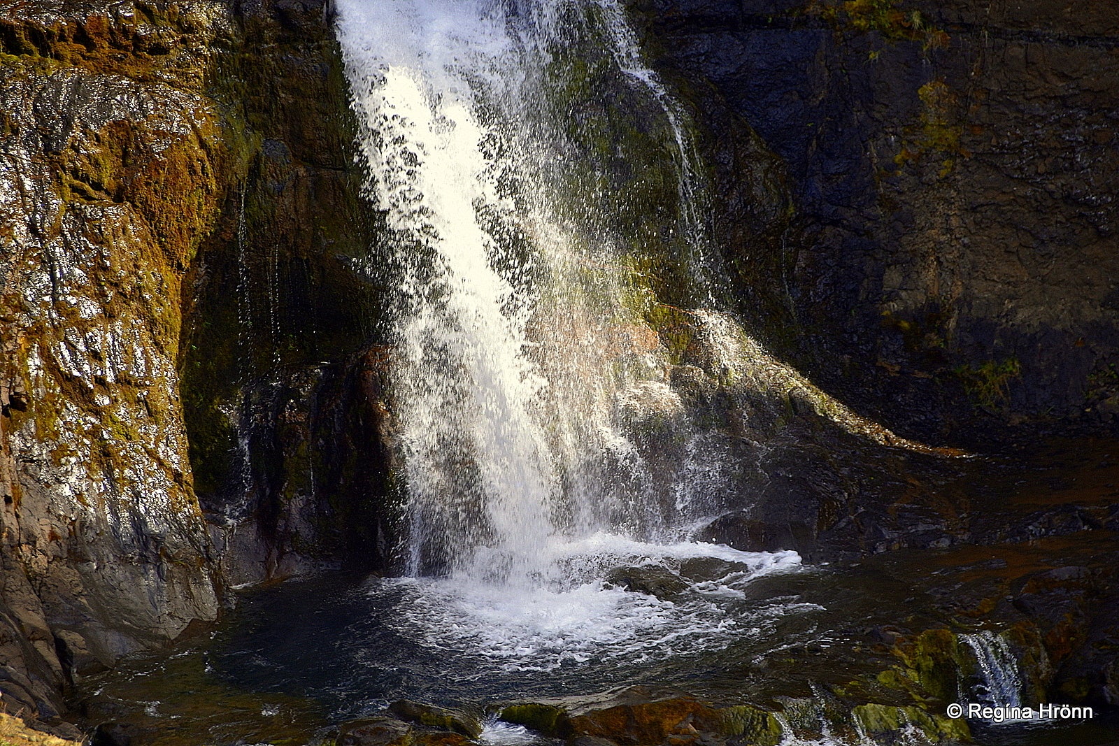 Tröllafoss - Trolls' Falls in Mosfellsdalur Valley in South-West Iceland