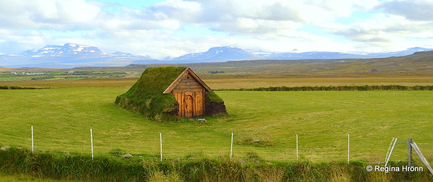 The beautiful Geirsstaðakirkja Turf Church in East-Iceland - a Replica of an old Turf Church​