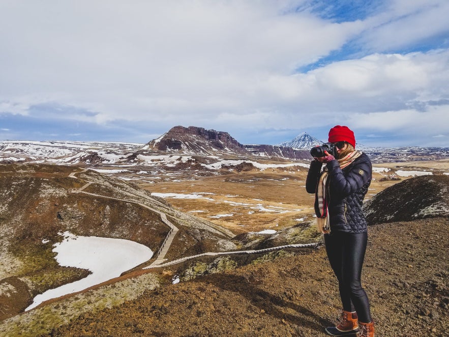 Grabrok Crater Iceland