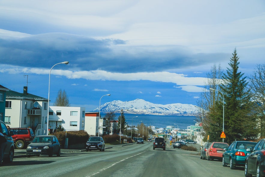 Akureyri on Ring Road Iceland