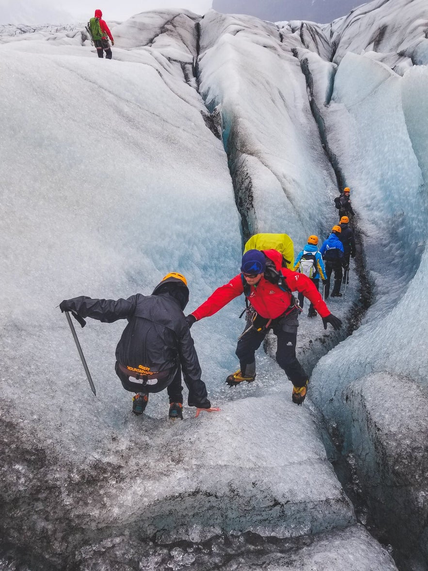 Ice Climb on Skaftafellsjokull Glacier with Icelandic Mountain Guides