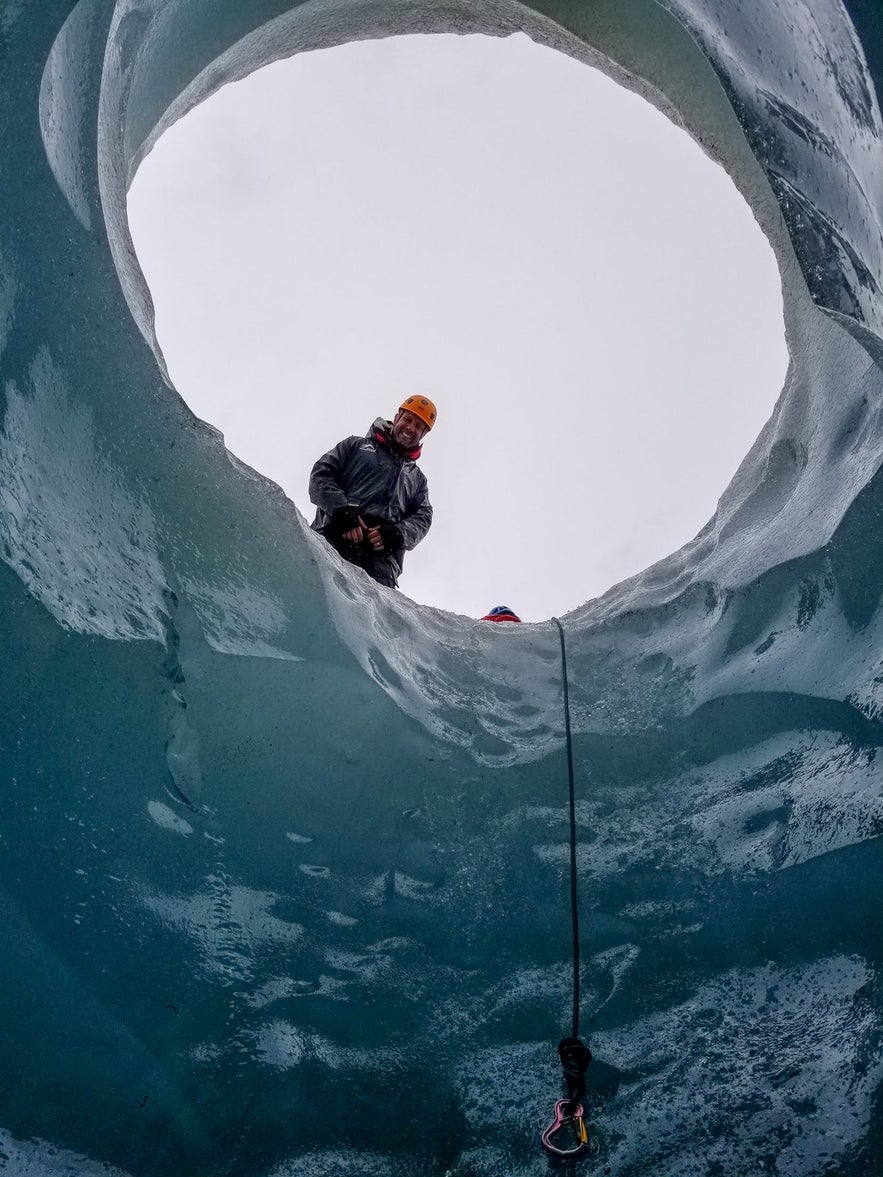 View from Ice Cave Skaftafellsjokull