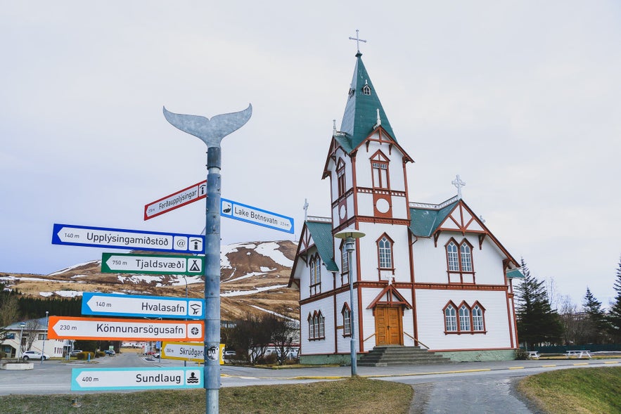 Husavik picture of church