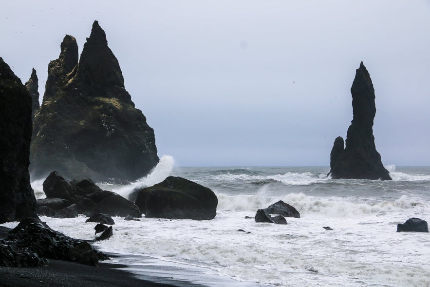 picture black sand beach Iceland