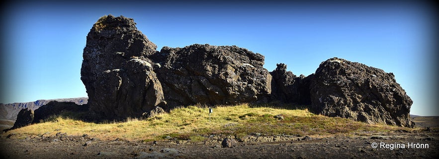 The Elf-church Álfakirkja at Laugarvatnsvellir plains in Iceland