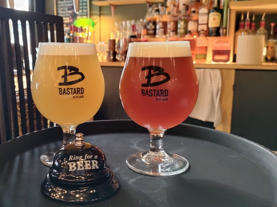 Bastard brews some of their own beer