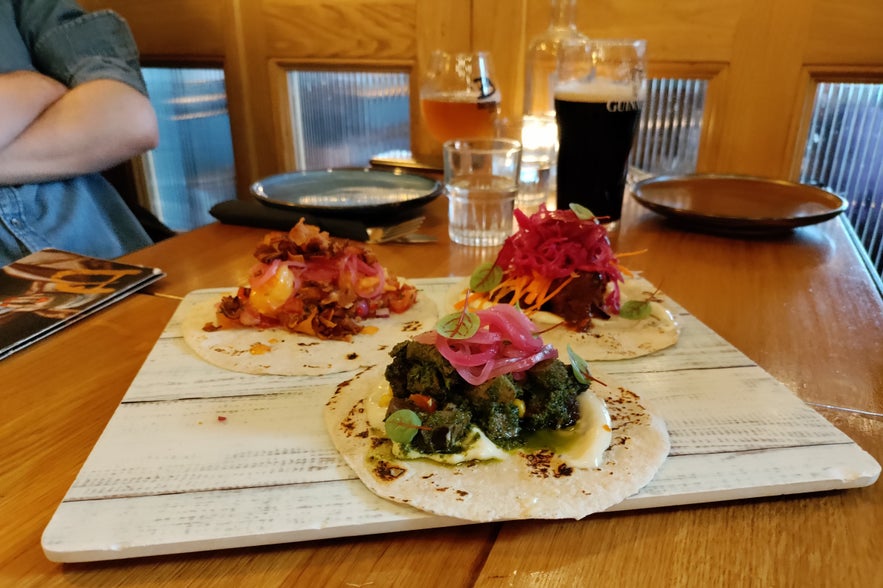 The soft tacos at Bastard are delicious