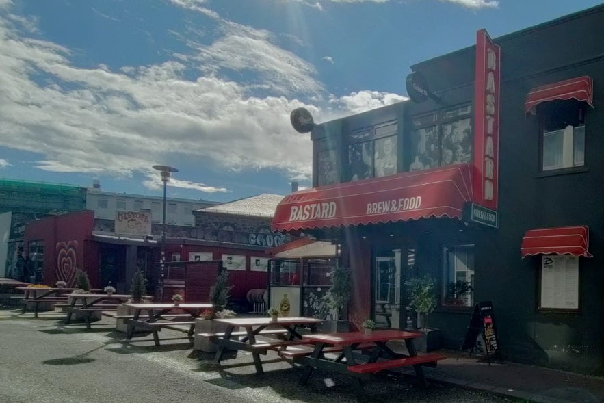 Bastard is just by the Laugavegur shopping street in Reykjavik