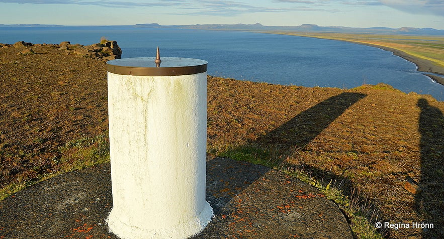The view-dial at Imbuþúfa The view-dial at Imbuþúfa