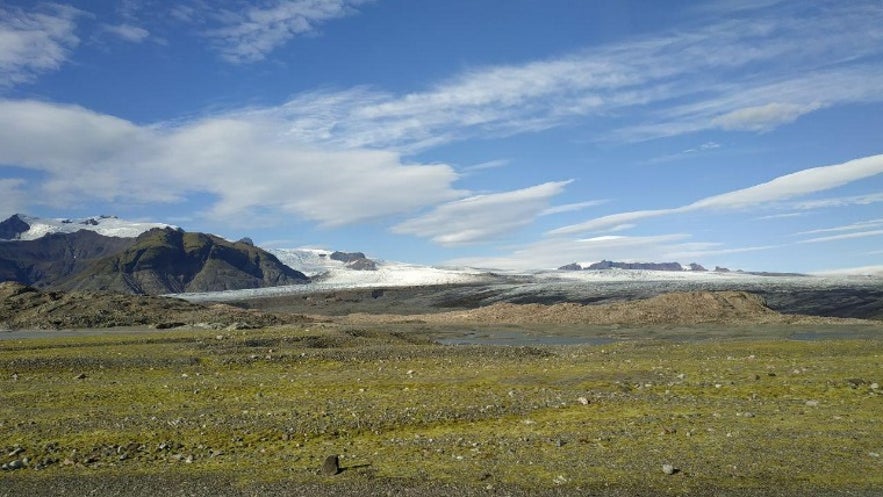 Vistas del glaciar