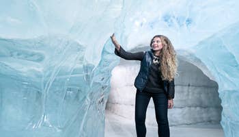 Inngang til utstillingen Wonders of Iceland på Perlan-museet i Reykjavik