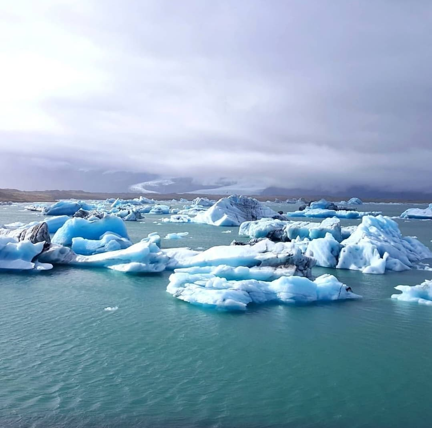 Gletscherlagune Jökulsarlon im Süden Islands.