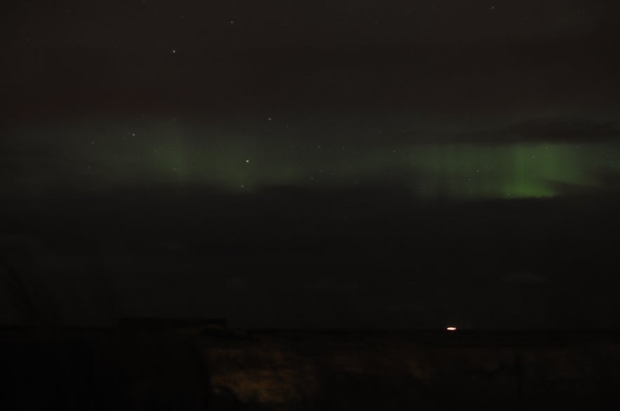 Frost-bitten Aurora in Kalfatjörn