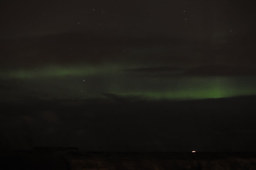 Frost-bitten Aurora in Kalfatjörn