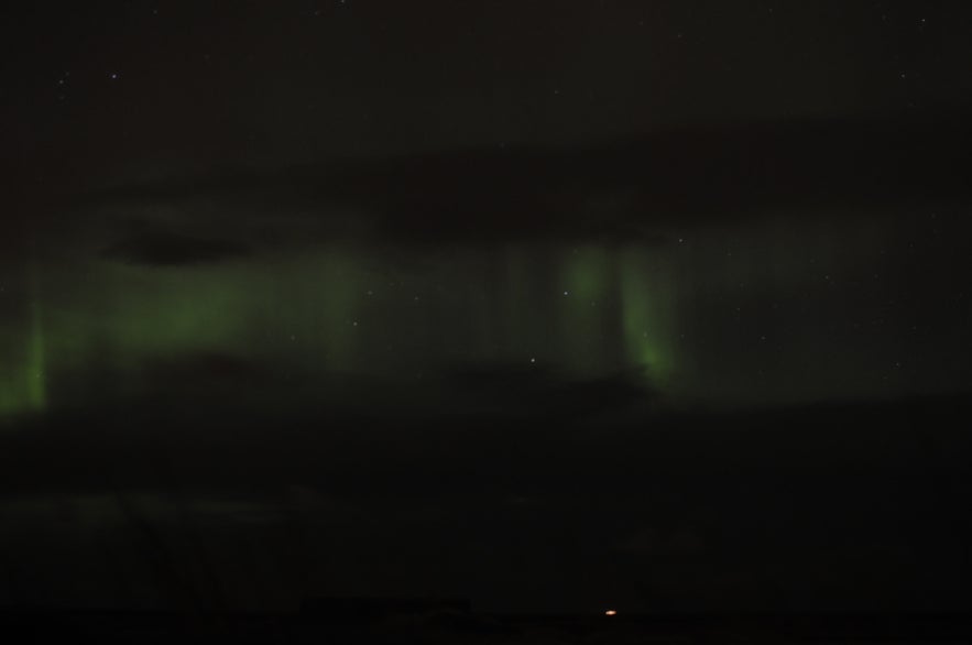 Frost-bitten Aurora in Kalfatjörn