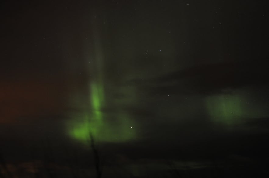 Frost-bitten Aurora in Kalfatjörn