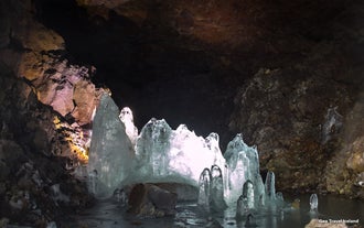 The ice formations inside the Lofthellir ice cave are a sight to behold.
