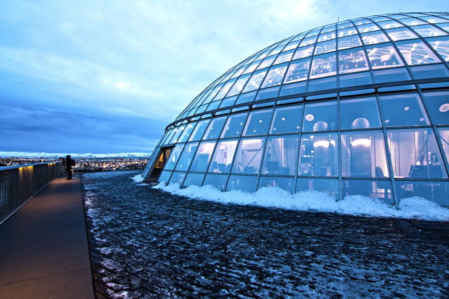 Perlan or the pearl in Reykjavík