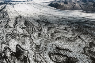 Da una vista aerea, è possibile ammirare la bellezza ultraterrena dell'Islanda.