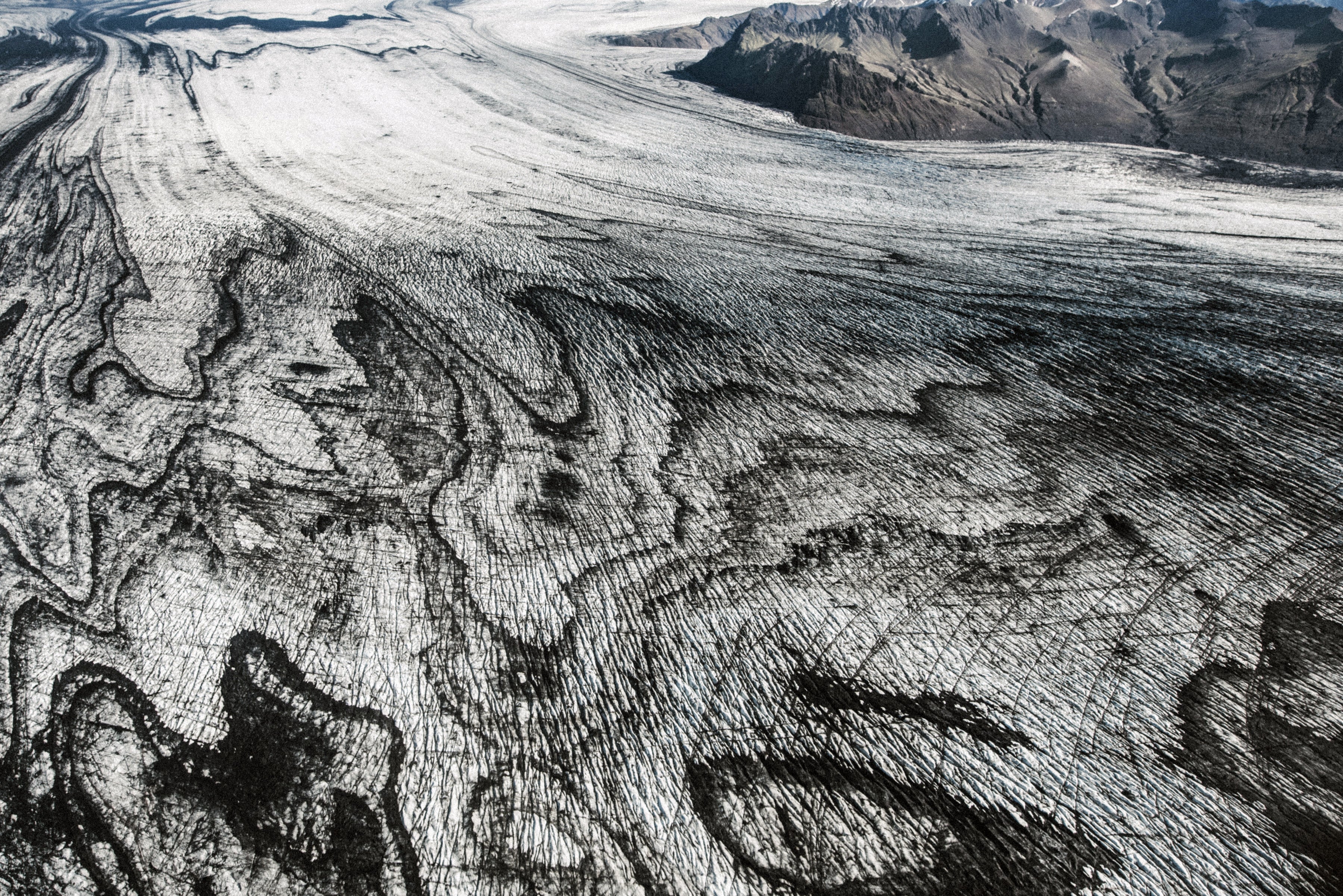 From an aerial view, you can see the otherworldly beauty of Iceland.