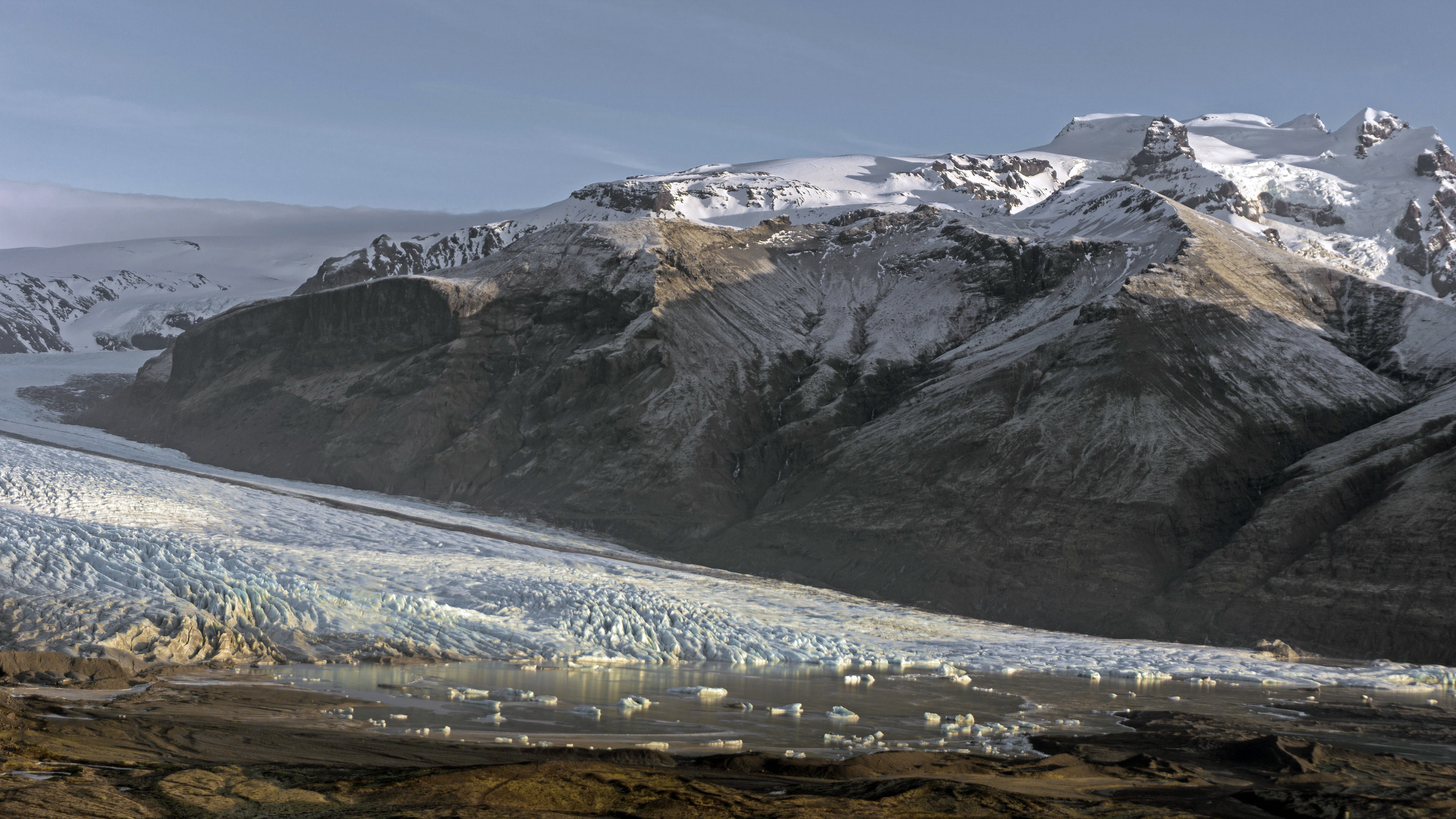 On this helicopter tour, you'll see glaciers, mountains, and more.