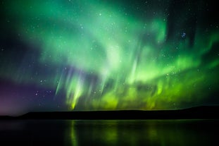 The stunning northern lights are a sight to behold.