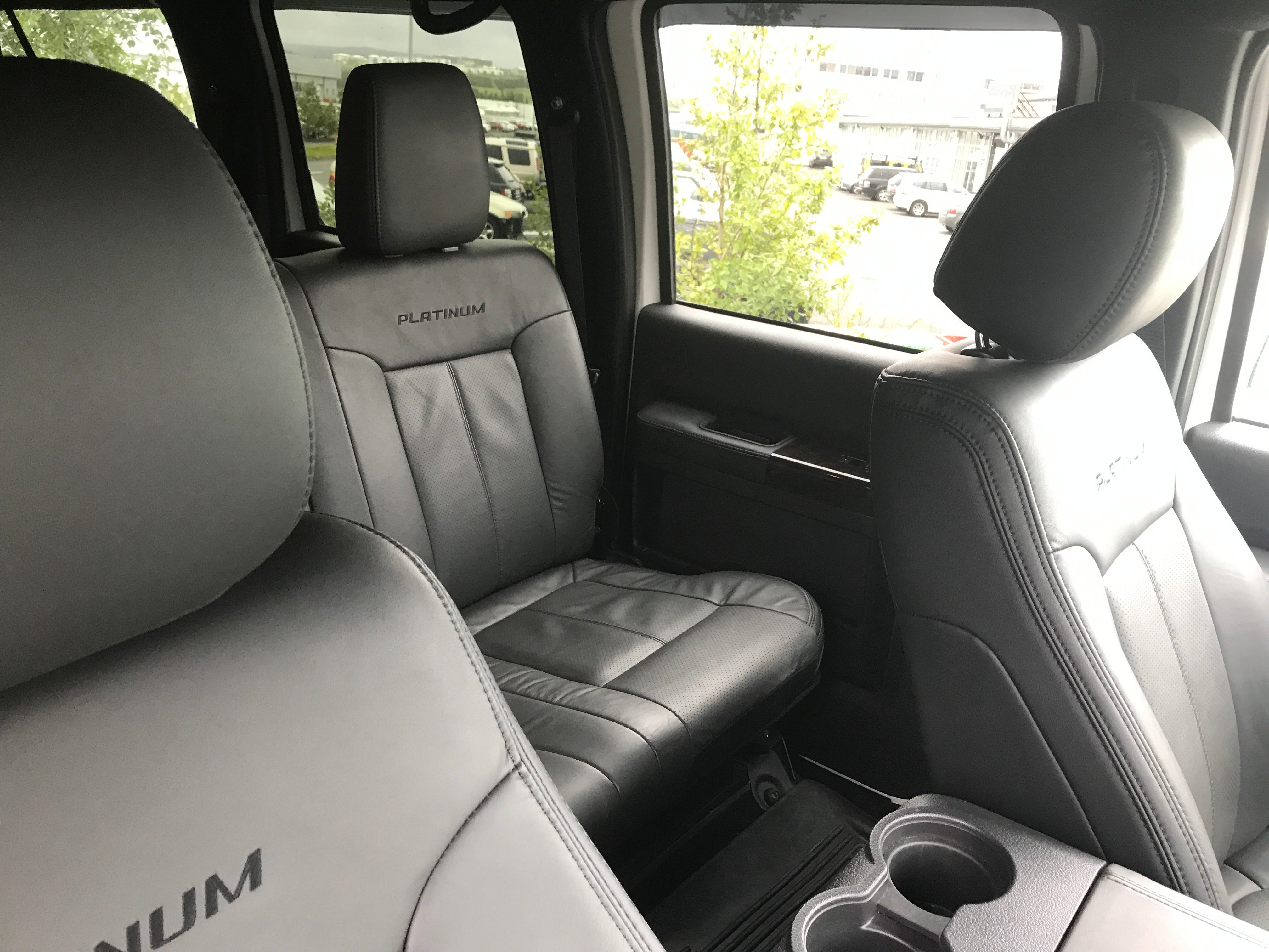 The interior of your monster truck is modern and offers a comfortable ride.