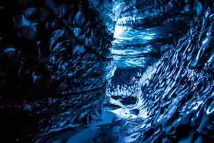 Join this private tour to explore Katla ice cave, one of the hidden gems of the Icelandic South Coast.