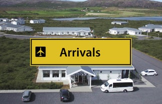 A direct, private transfer is the most luxurious way to travel from Keflavik International Airport to Hotel Grimsborgir in Southwest Iceland.