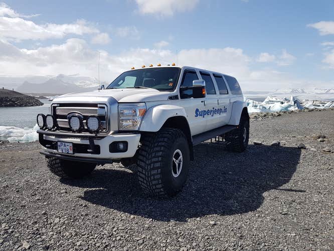 Private 13-Hour Monster Truck Tour to Jokulsarlon Glacier Lagoon & South Coast from Reykjavik