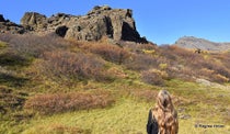 The Elf-church Álfakirkja at Laugarvatnsvellir plains in Iceland