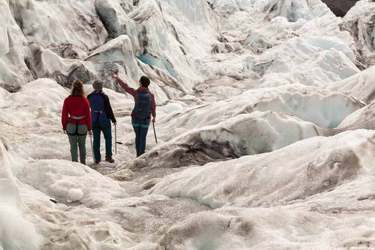 3-stündige geführte Gletscherwanderung in Kleingruppen auf dem Falljökull mit Transfer ab Skaftafell