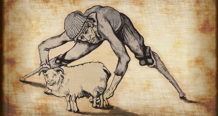 Schaapsstal-Stijve is de eerste IJslandse Kerstjongen.