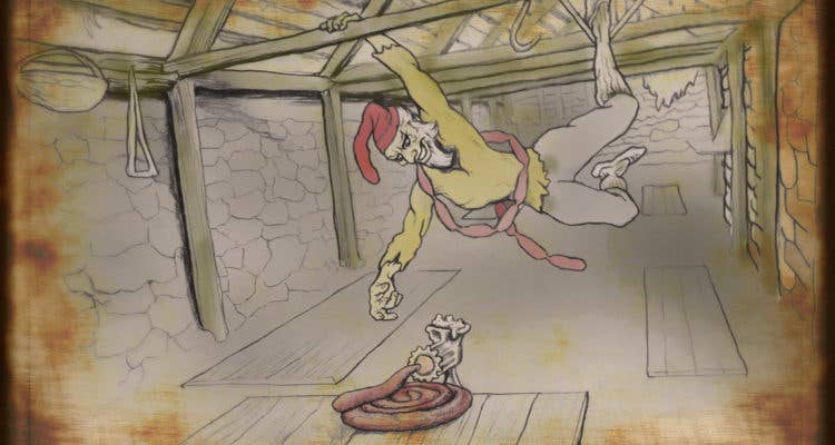 De Worstendief is een IJslandse Kerstjongen.