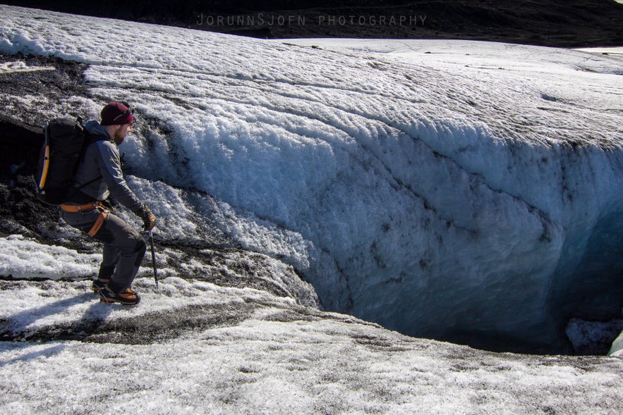 Sólheimajökull glacier in Iceland