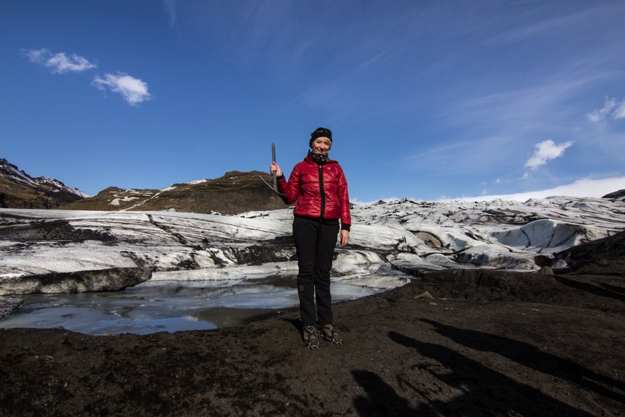 Sólheimajökull glacier in Iceland