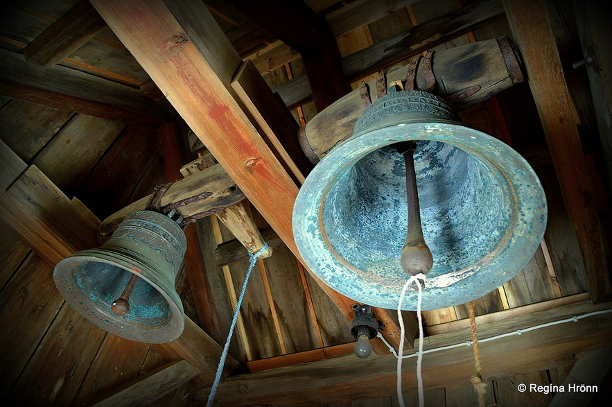 Prestbakkakirkja church South-Iceland church-bells