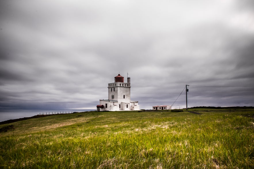 Dyrhólaey lighthouse in South Iceland