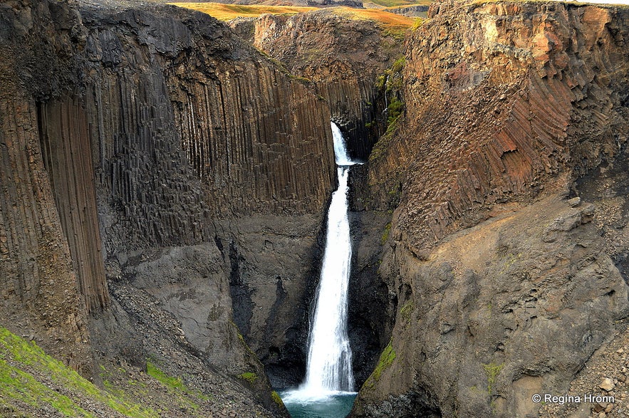 Litlanesfoss waterfall