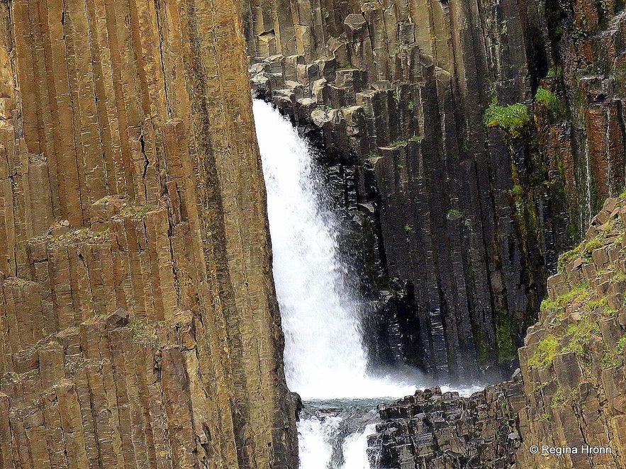 Litlanesfoss waterfall