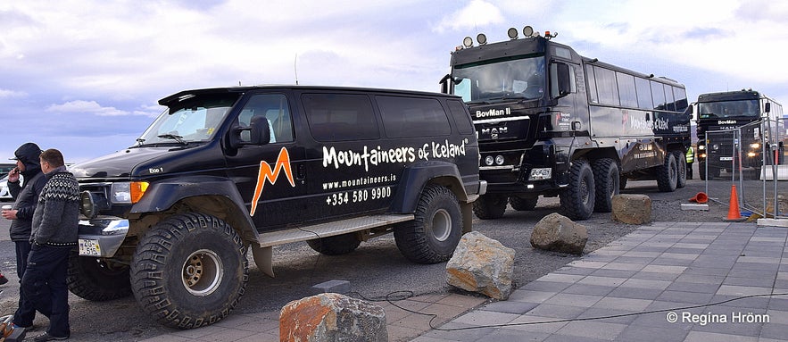 The Mountaineers of Iceland trucks