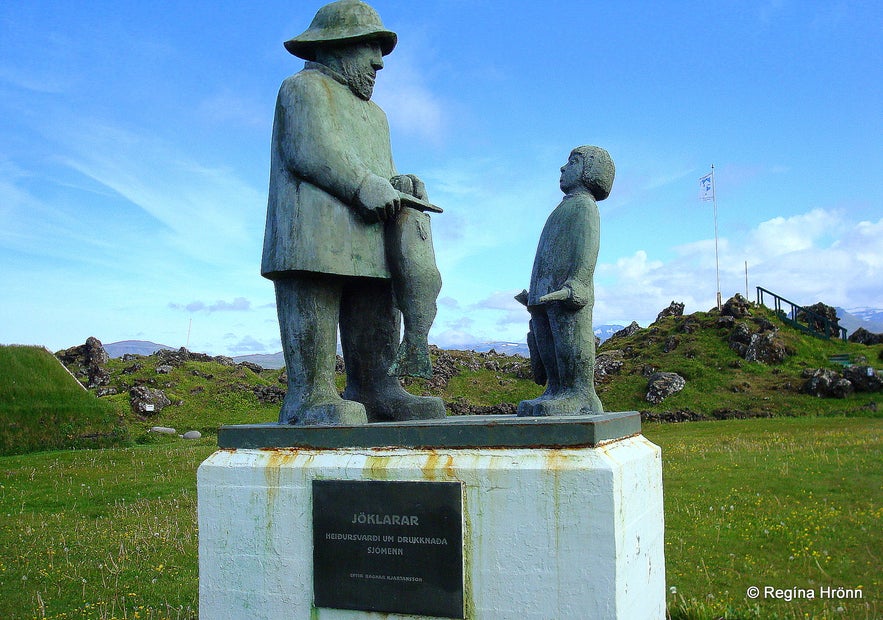 The Fishermen's Garden in Hellissandur on the Snæfellsnes Peninsula in West-Iceland