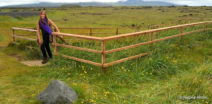 Regína by Ískrabrunnur - the Well of the Irish Snæfellsnes peninsula