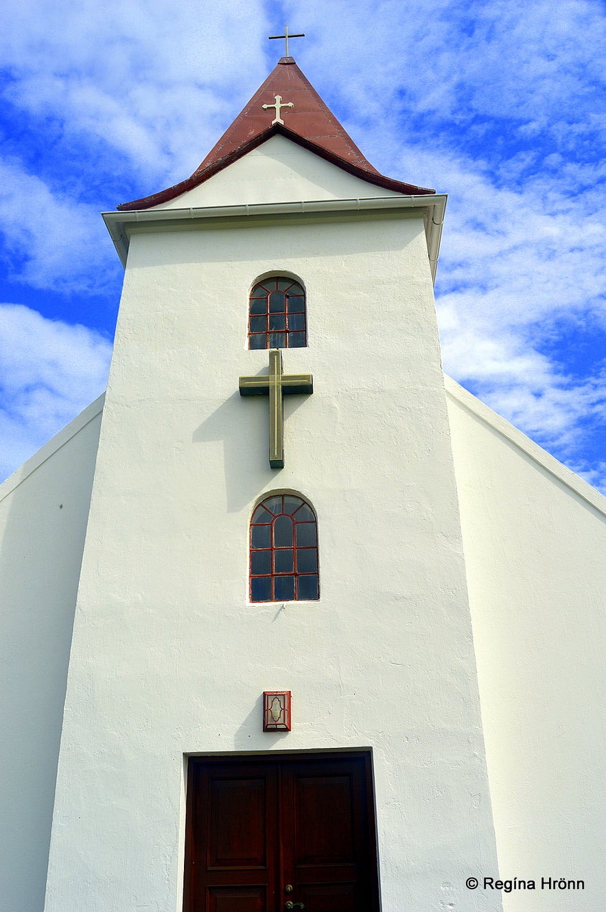 Ingjaldshólskirkja church Snæfellsnes peninsula Ingjaldshólskirkja church Snæfellsnes peninsula