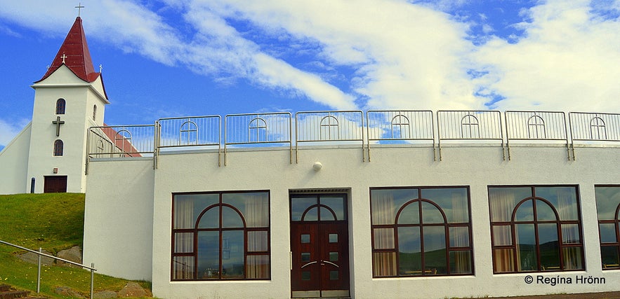 Ingjaldshólskirkja church Snæfellsnes Ingjaldshólskirkja church Snæfellsnes