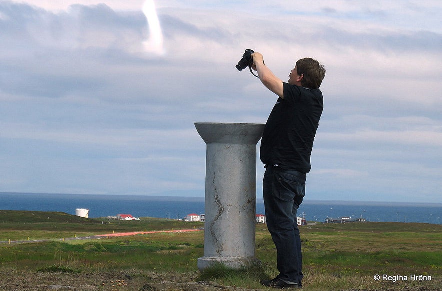 The view-dial at Háholt Snæfellsnes